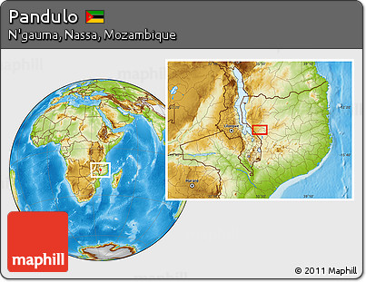 Physical Location Map of Pandulo