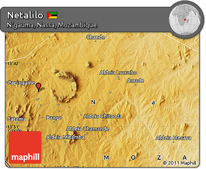 Physical Map of Netalilo