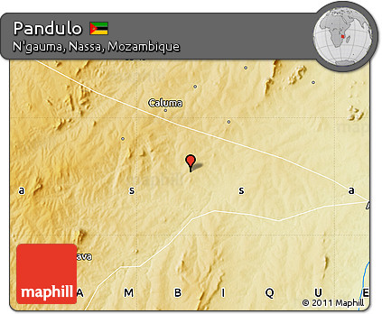 Physical Map of Pandulo