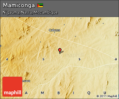 Physical Map of Mamiconga