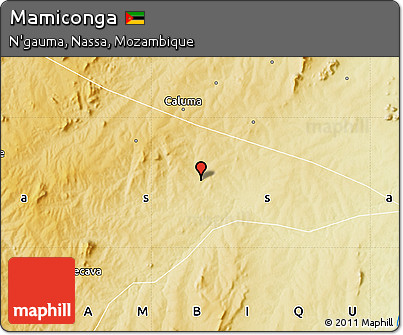 Physical Map of Mamiconga