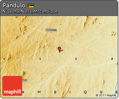 Physical Map of Pandulo