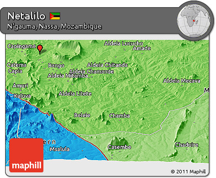 Political Panoramic Map of Netalilo