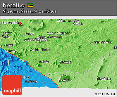 Political Panoramic Map of Netalilo