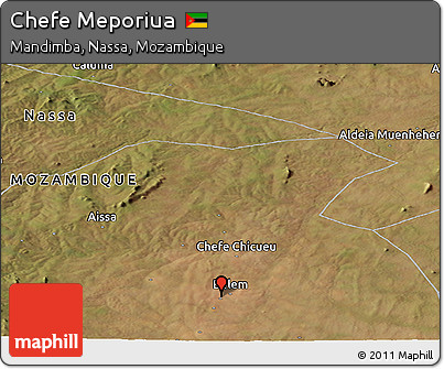 Satellite Panoramic Map of Chefe Meporiua