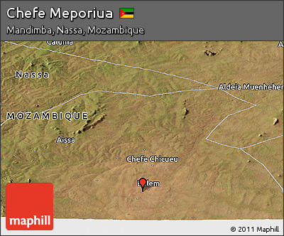 Satellite Panoramic Map of Chefe Meporiua