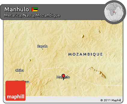 Physical 3D Map of Manhulo