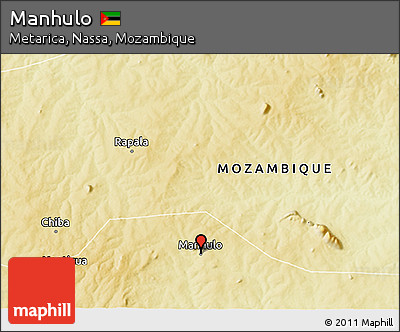 Physical 3D Map of Manhulo