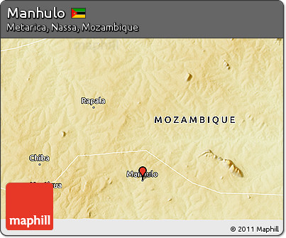Physical 3D Map of Manhulo