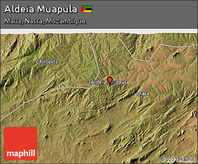 Satellite 3D Map of Aldeia Muapula