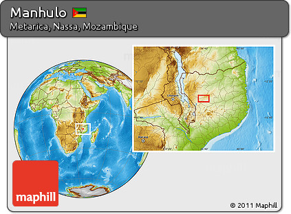 Physical Location Map of Manhulo