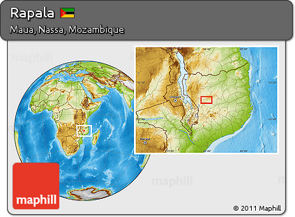 Physical Location Map of Rapala