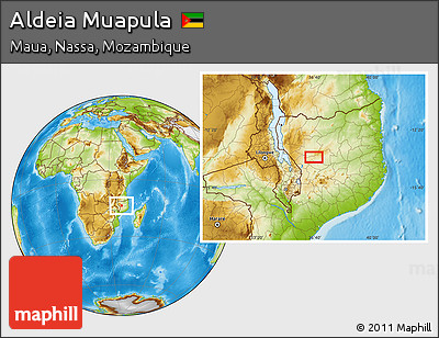 Physical Location Map of Aldeia Muapula