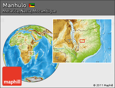 Physical Location Map of Manhulo