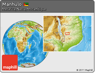 Physical Location Map of Manhulo