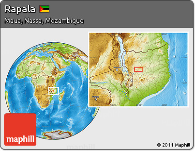 Physical Location Map of Rapala