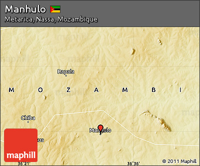 Physical Map of Manhulo