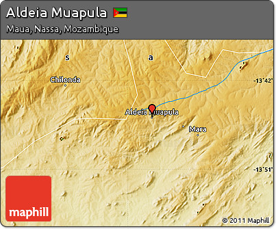 Physical Map of Aldeia Muapula