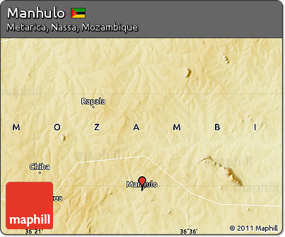 Physical Map of Manhulo