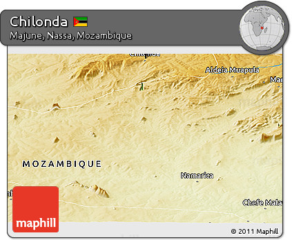 Physical Panoramic Map of Chilonda
