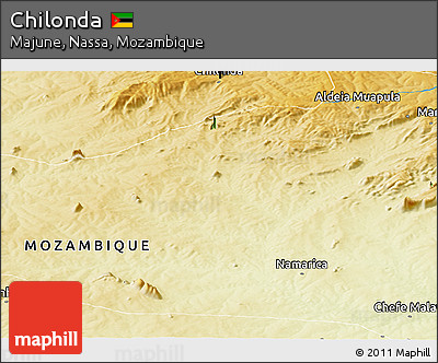 Physical Panoramic Map of Chilonda