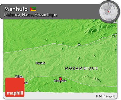 Political Panoramic Map of Manhulo