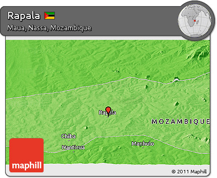 Political Panoramic Map of Rapala