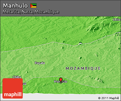 Political Panoramic Map of Manhulo