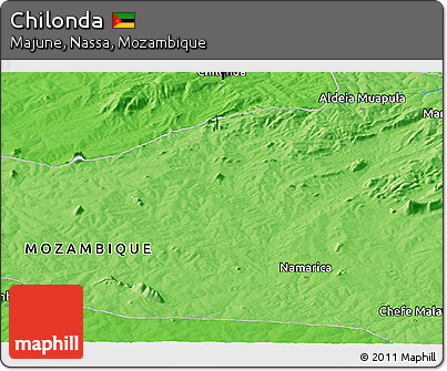 Political Panoramic Map of Chilonda