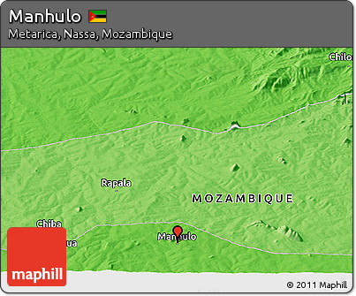 Political Panoramic Map of Manhulo