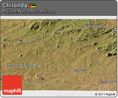 Satellite Panoramic Map of Chilonda