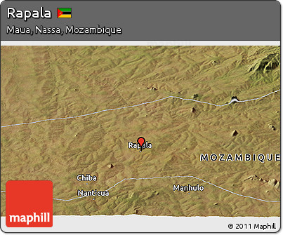 Satellite Panoramic Map of Rapala