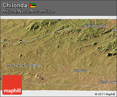 Satellite Panoramic Map of Chilonda