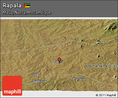 Satellite Panoramic Map of Rapala