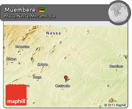Physical 3D Map of Muembere