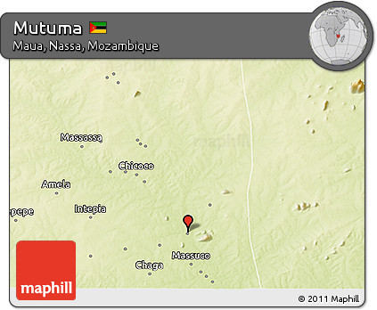 Physical 3D Map of Mutuma