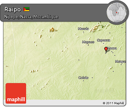 Physical 3D Map of Raipo