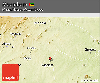 Physical 3D Map of Muembere