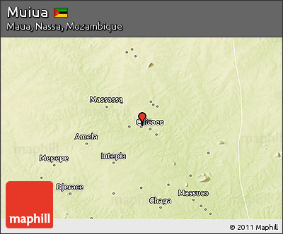 Physical 3D Map of Muiua