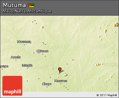 Physical 3D Map of Mutuma