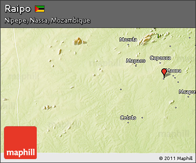 Physical 3D Map of Raipo