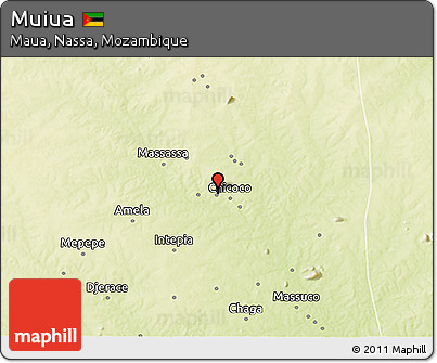 Physical 3D Map of Muiua