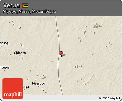 Shaded Relief 3D Map of Verua