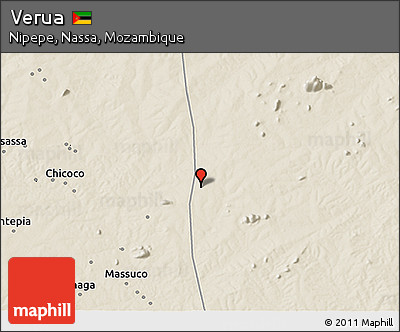 Shaded Relief 3D Map of Verua