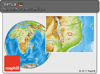 Physical Location Map of Verua