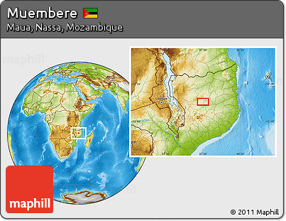 Physical Location Map of Muembere