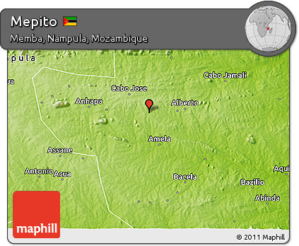 Physical 3D Map of Mepito