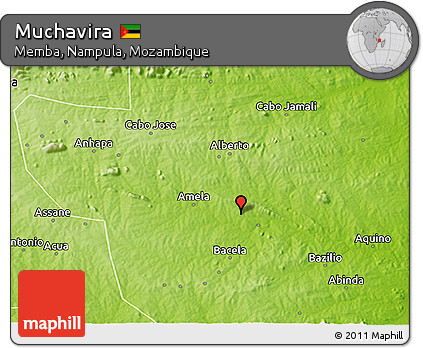 Physical 3D Map of Muchavira