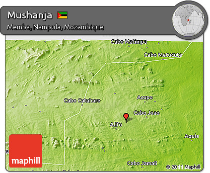 Physical 3D Map of Mushanja
