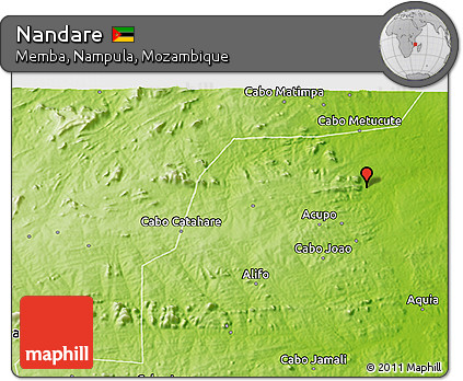 Physical 3D Map of Nandare
